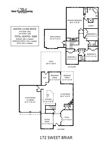 Floor Plan: 172 Sweet Briar Drive