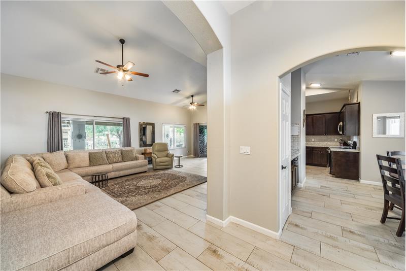 from entry to live and breakfast room