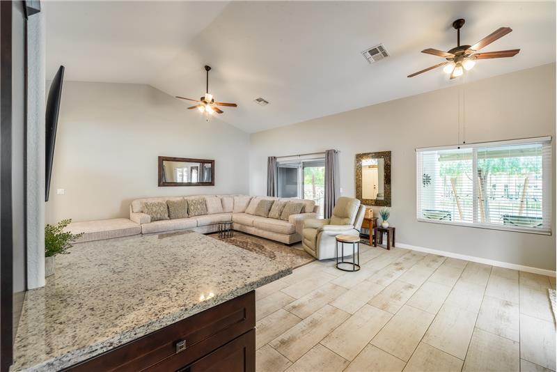 kitchen to living/dine