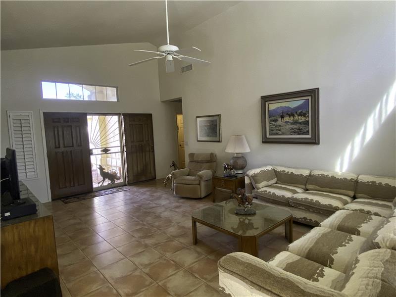 Double door living room