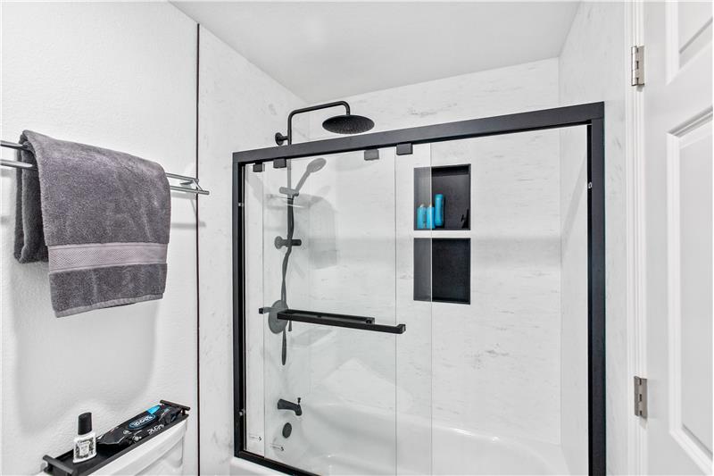 Check out the updated shower.