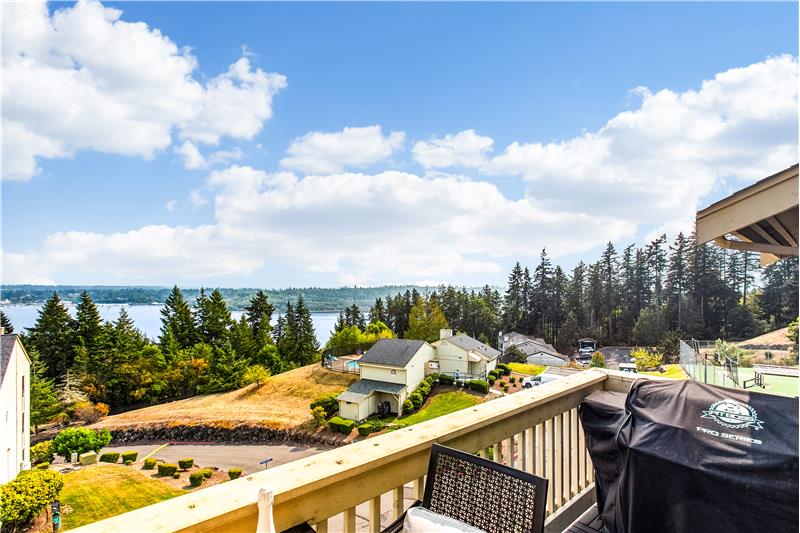 On clear days, you can see the mountains which are stunning!