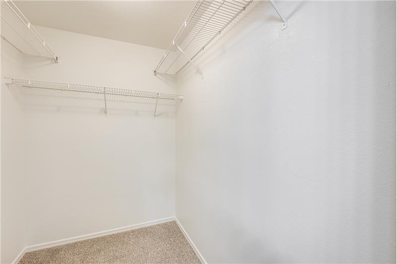 Primary walk-in closet