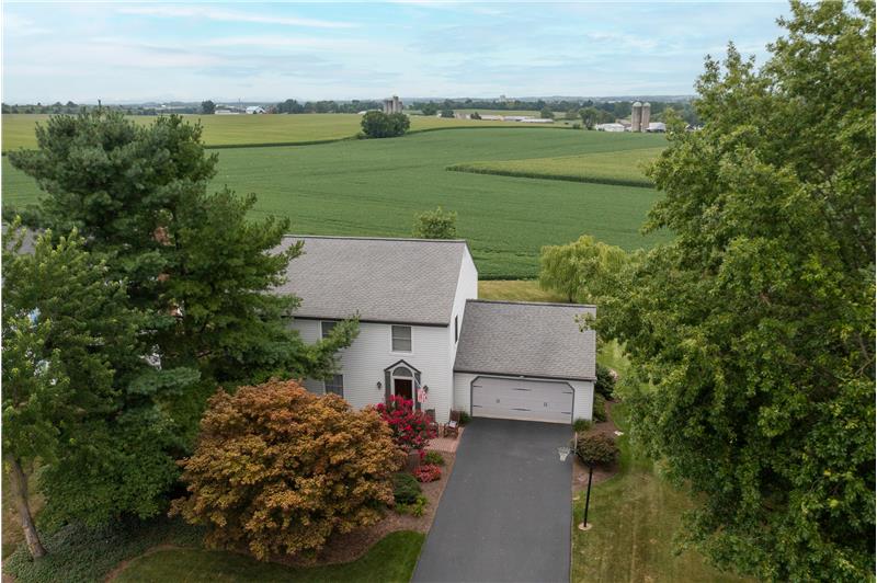 Beautiful views of preserved farmland