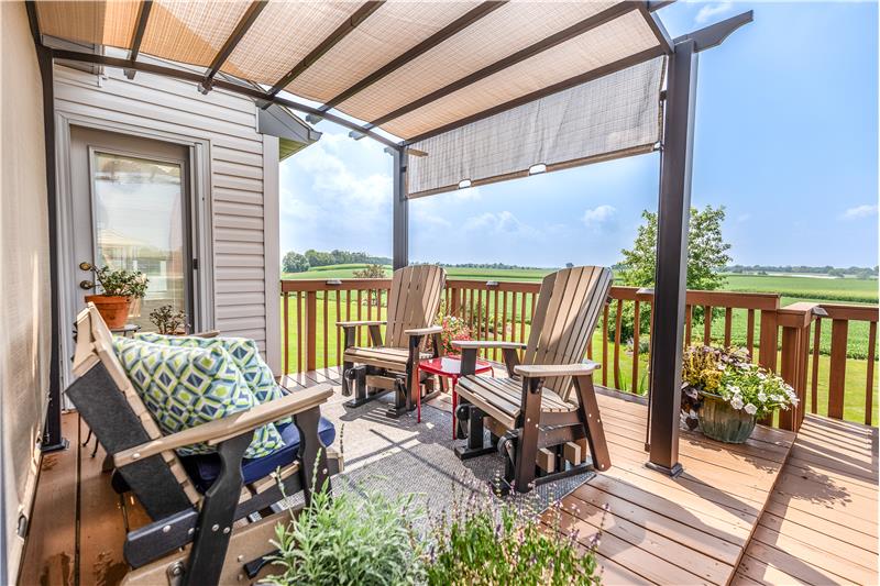 Enjoy afternoon sun in your private oasis