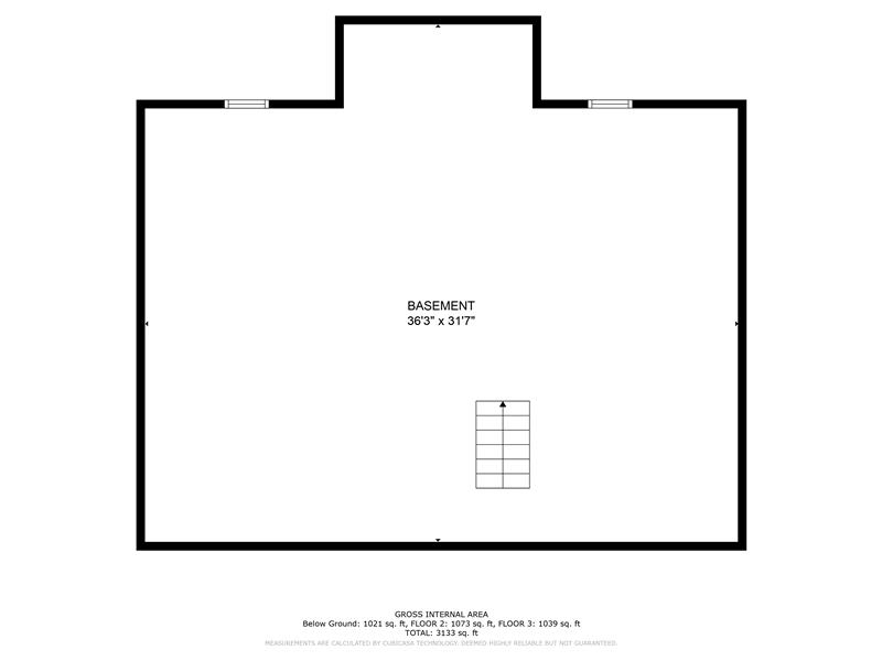 Basement 2D Floorplan - ready to finish your way!