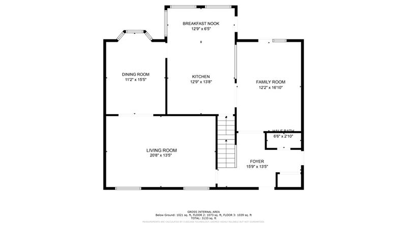 First Floor 2D Floorplan