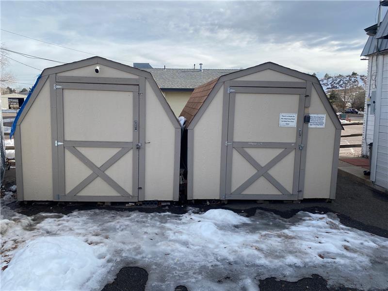 2 storage sheds which Seller wants to rent back after closing