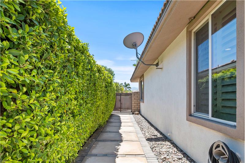 East Side Yard walk to front courtyard