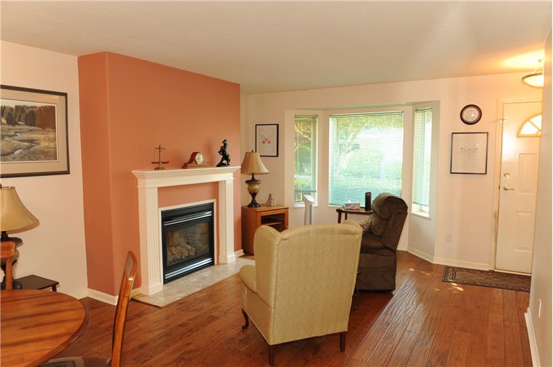Living Room with Bay Windows