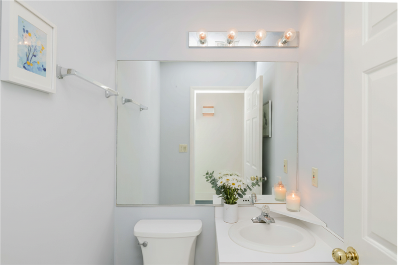 Half Bath located at 18 Teal Circle in Walpole MA