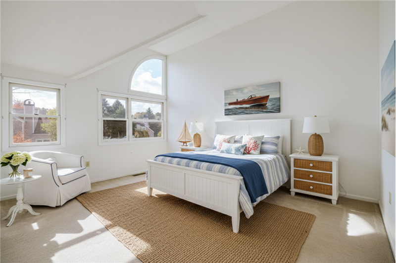 Primary bedroom at 18 Teal Circle in Walpole MA