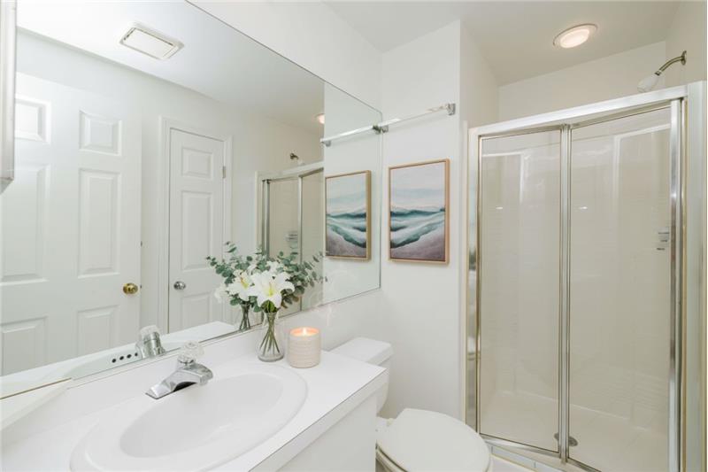 Second full bathroom at 18 Teal Circle in Walpole MA