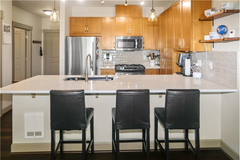 View of the Chef's Kitchen and Dining Room.