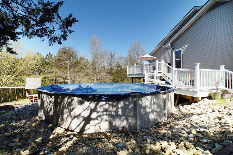 Pool with deck