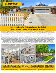 1868 Crinan Drive, San Jose, CA