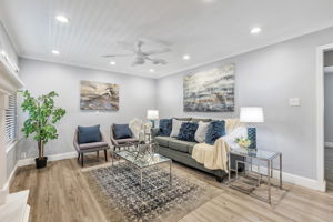 Recessed Lighting & Newer Ceiling Fan!