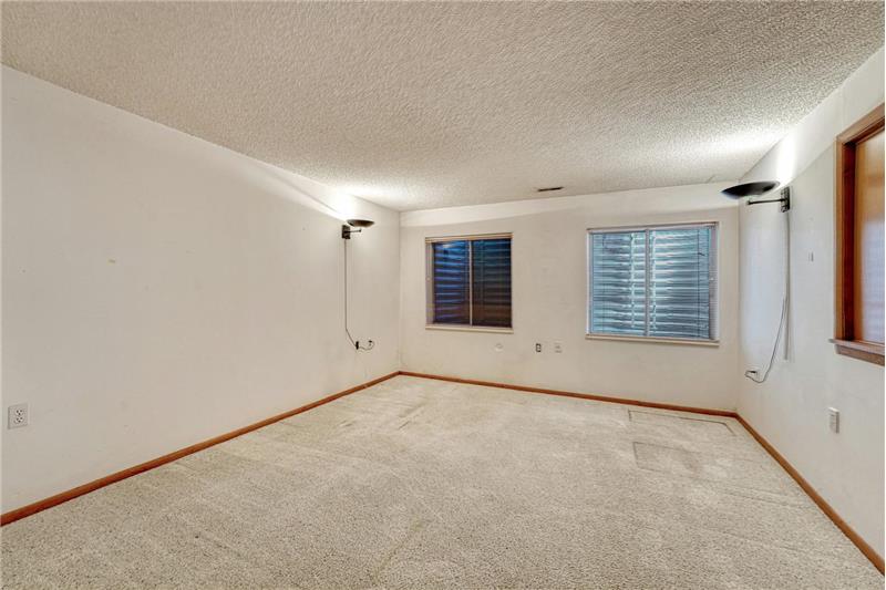Basement family room.