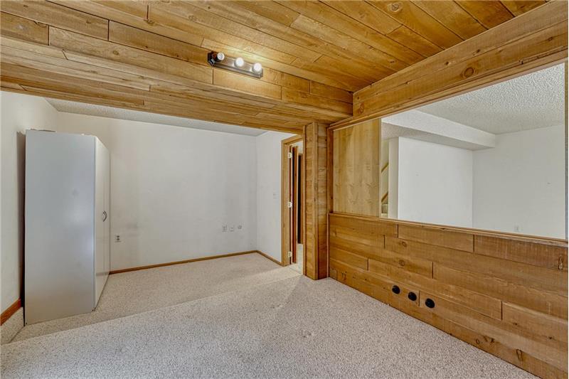 Basement bedroom #3 is a versatile room that expands your living space that can be utilized in a variety of ways.