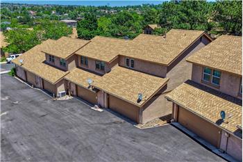 Arial rear view of complex.