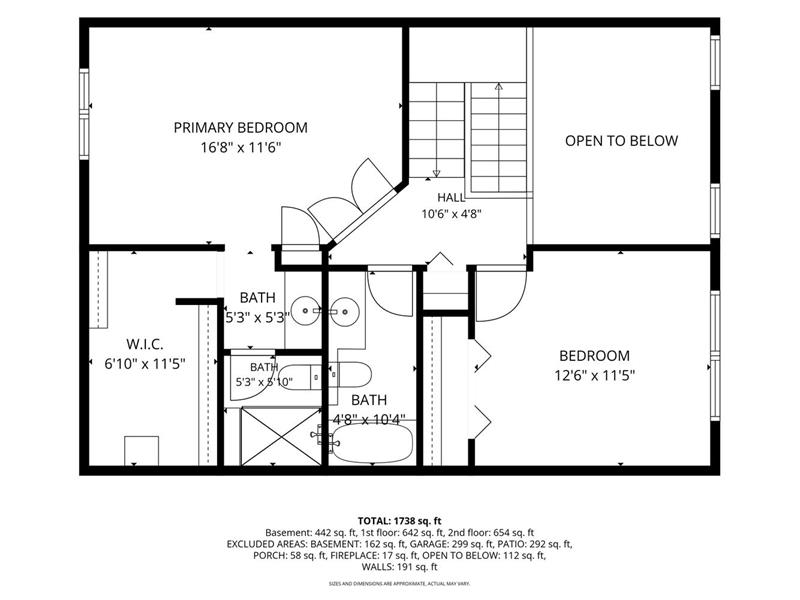 Upper Level Floor Plan
