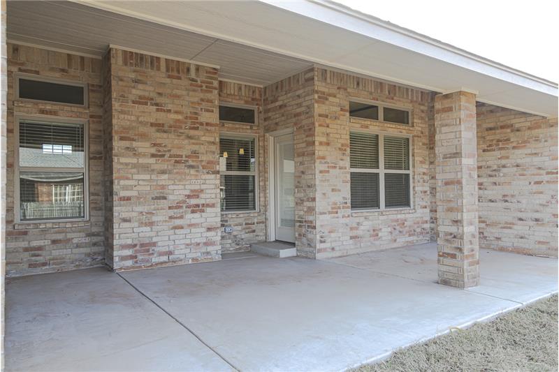 Covered Back Patio