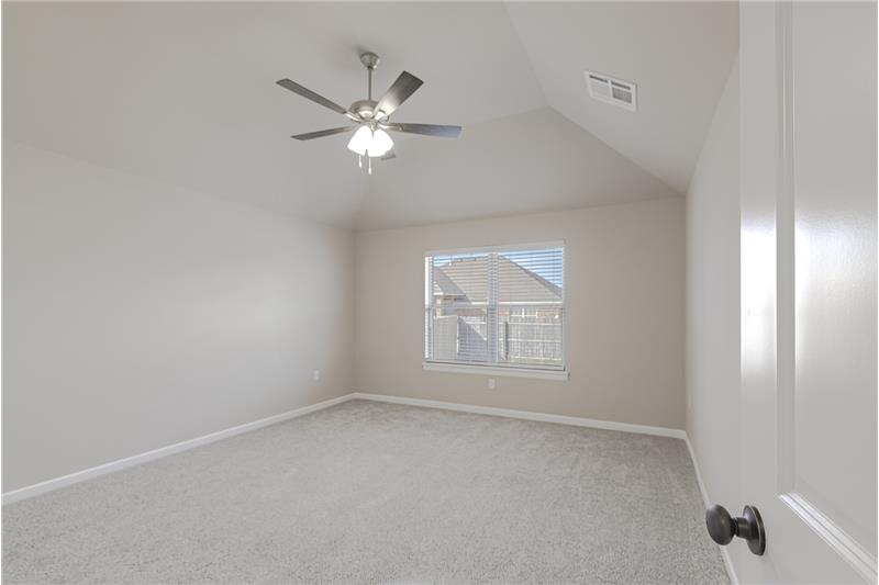 Master Bedroom with Vaulted Ceiling