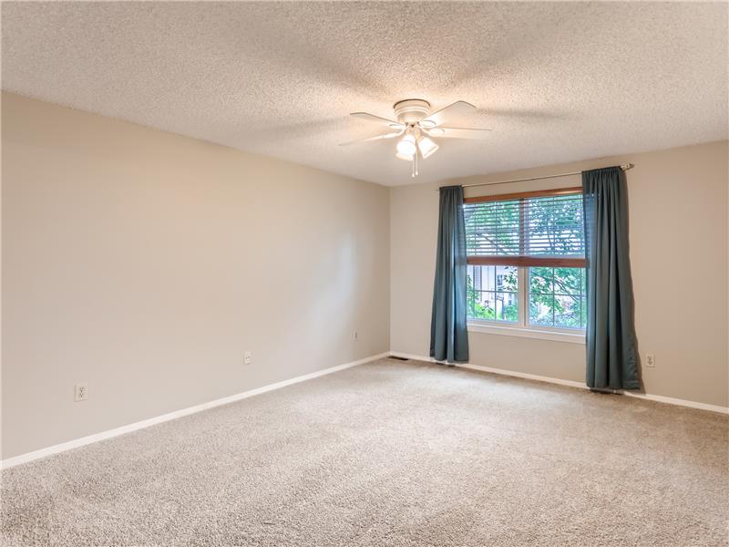 Both 2nd and 3rd bedrooms are spacious and bright!
