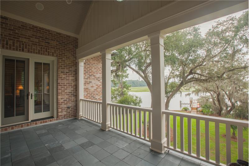 French doors to terrace from Master