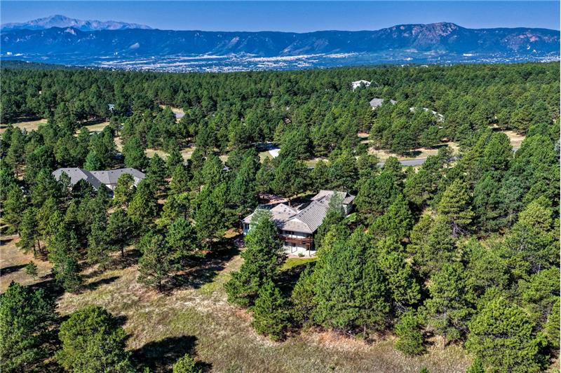 2.5 treed acres with mountain views.