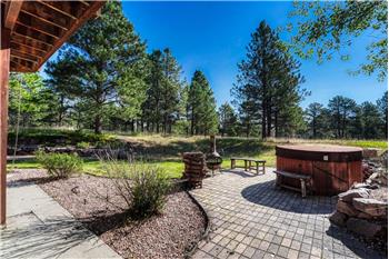 Backyard and patio.