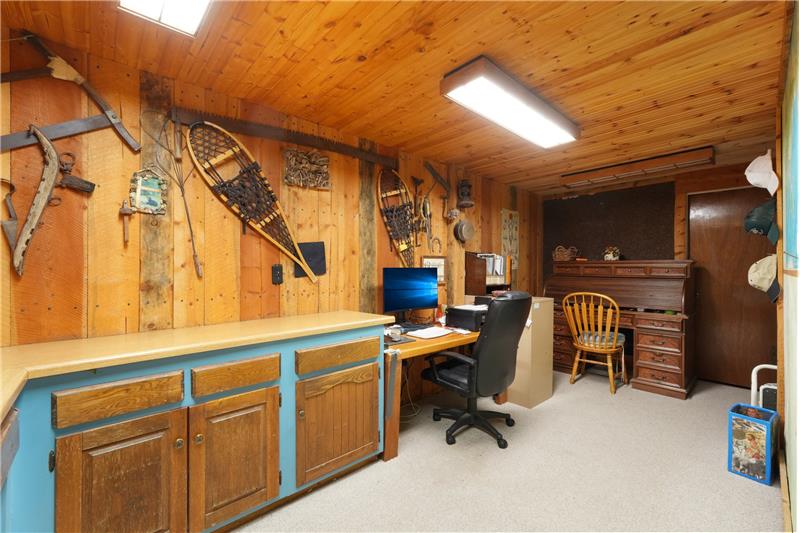 Seller's office/workshop in basement