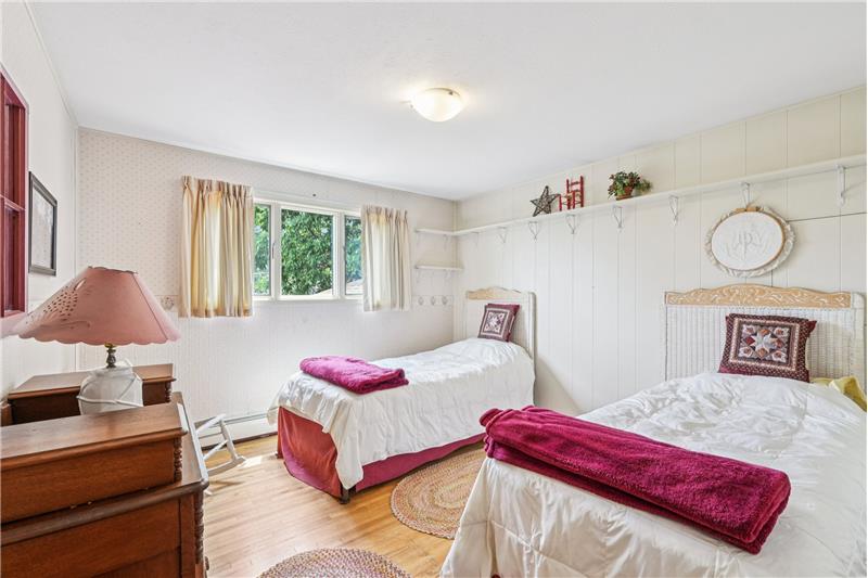 One of 3 guest bedrooms on upper level