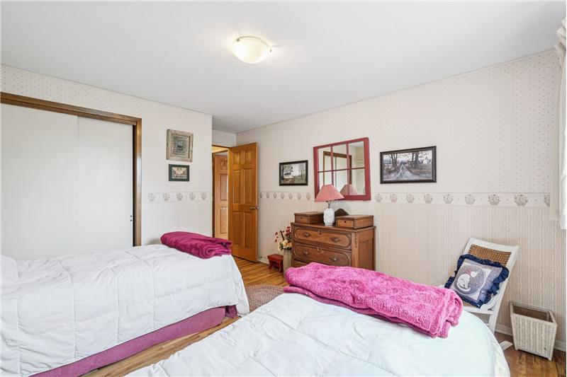 Reverse view of same bedroom