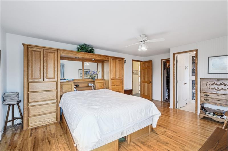 Reverse view of primary bedroom