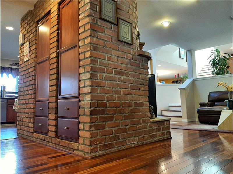 Combining character with strength, the brick center piece is multi-functional, all depending on which room you're in!!