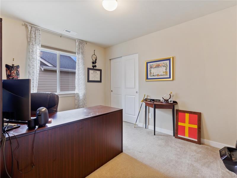 One of the 3 additional rooms being currently used as an office.