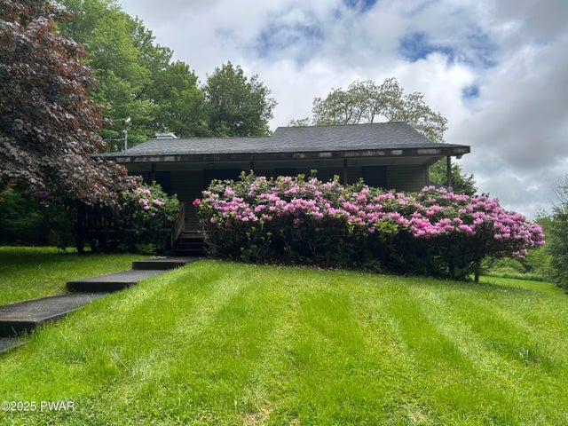 Grassy Yard with Landscaping