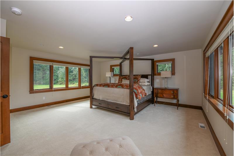 HUGE primary bedroom, for that dream bed you've always wanted. Angle #1. 