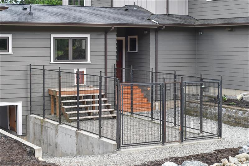 Exterior of the dog kennel room. Amazing setup here! Ready for your champion doggies.