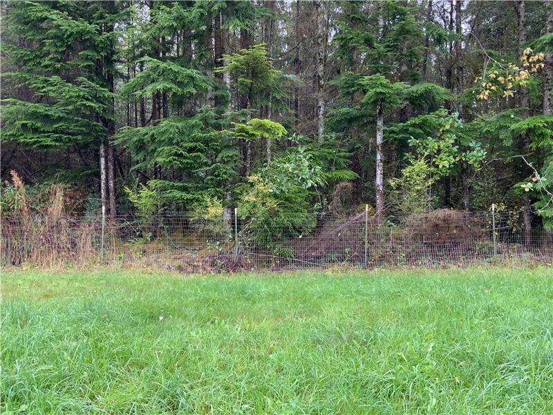 There are HUNDREDS of acres of DNR land on the other side of the fence!!