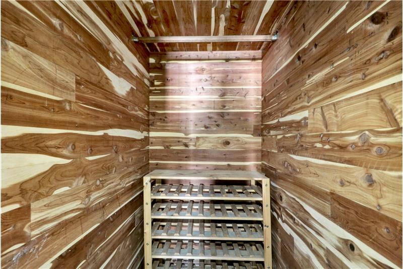 Cedar Closet/Wine Area