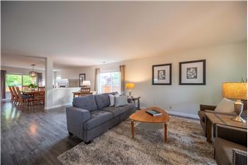 The living area as you walk in the home.