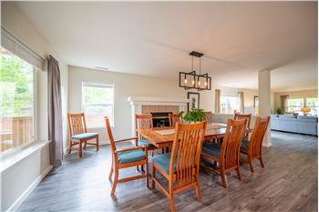 Natural light filled rooms though out the house.