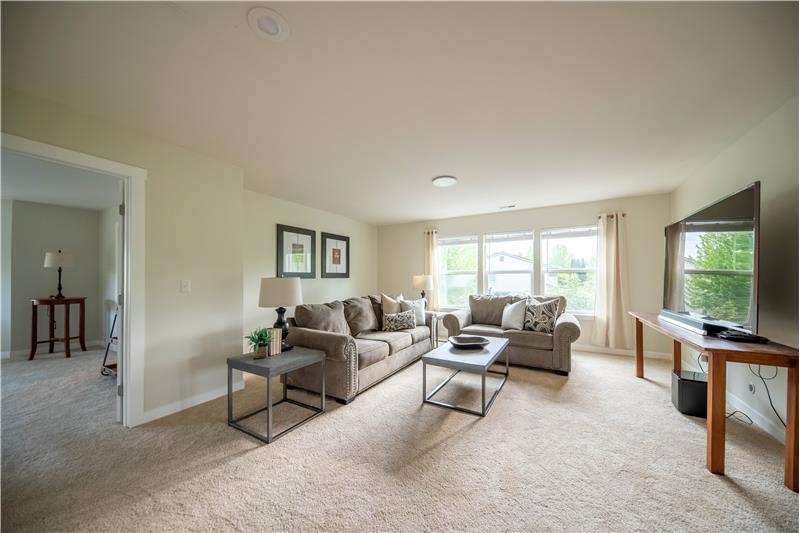 Another angle of the upstairs loft.