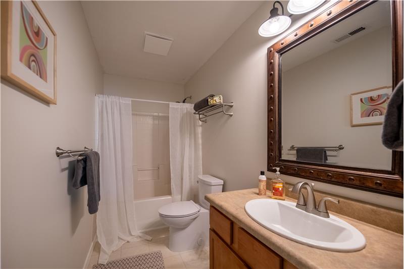 Upstairs bathroom.