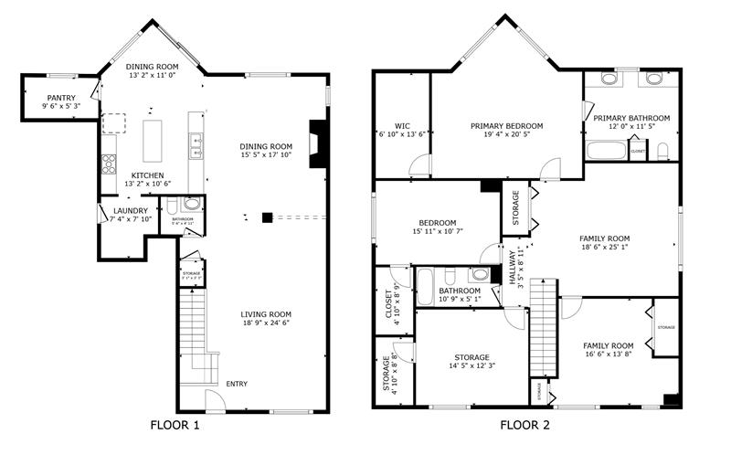Schematic floorplan.