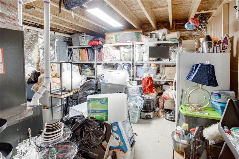 Huge storage area in basement