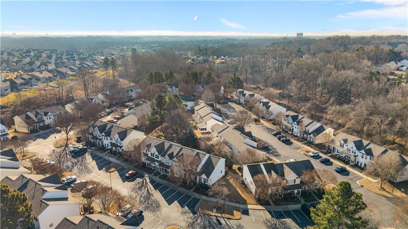 Aerial view of Cole Creek.