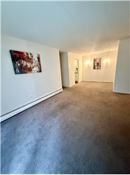 Actual view of the living room and dining area